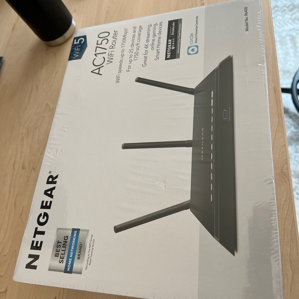 Netgear AC 1750 wifi router